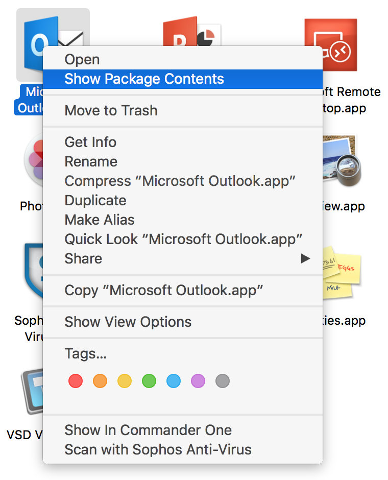 outlook 2016 for mac show ruler